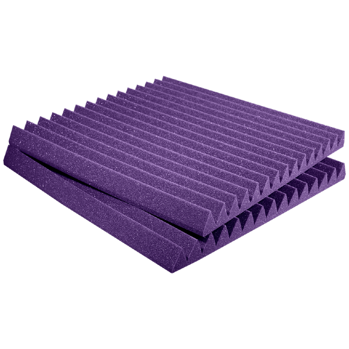 2 Studiofoam Wedge, 2/"x2'x2' panel, Purple