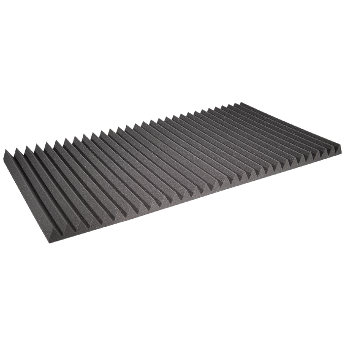 2 inch Studiofoam Wedge, 12-Pack 12-61x122cm panel, Charcoal