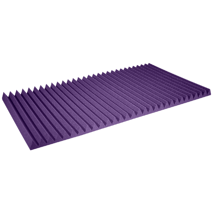 2 Studiofoam Wedge, 2/"x2'x4' panel, Purple