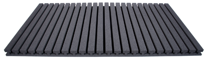 2 inch Studiofoam-T, 12-Pack 12-61x122cm panel, Charcoal