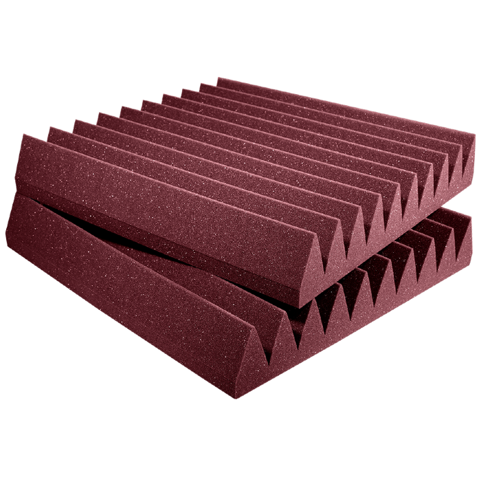 4 inch Studiofoam Wedge, 6-Pack 6-60x60cm, Burgundy