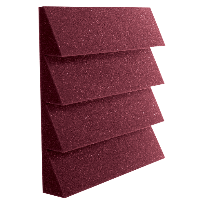 2 inch DST 114 panel, 24-Pack 30x30x1cm, Burgundy