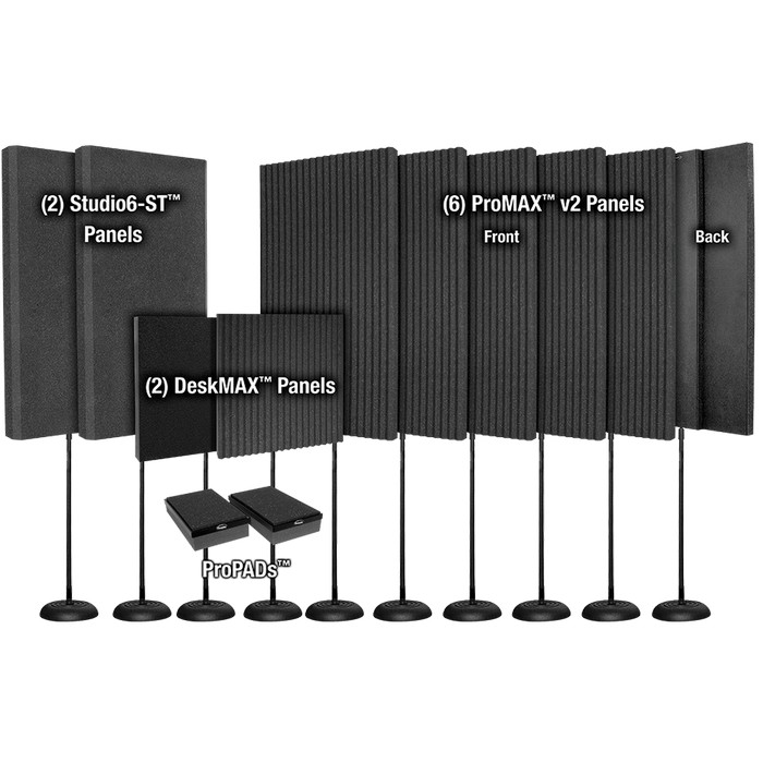ProducerMax Kit 6-ProMax, 1-DeskMax, 2-Studio6 (stand), 1-ProPad