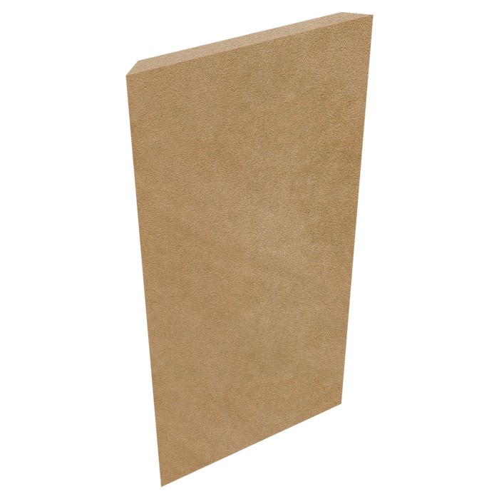 ProPanel Basstrap 61x122x5cm, Mitred Edge, Suede Tan
