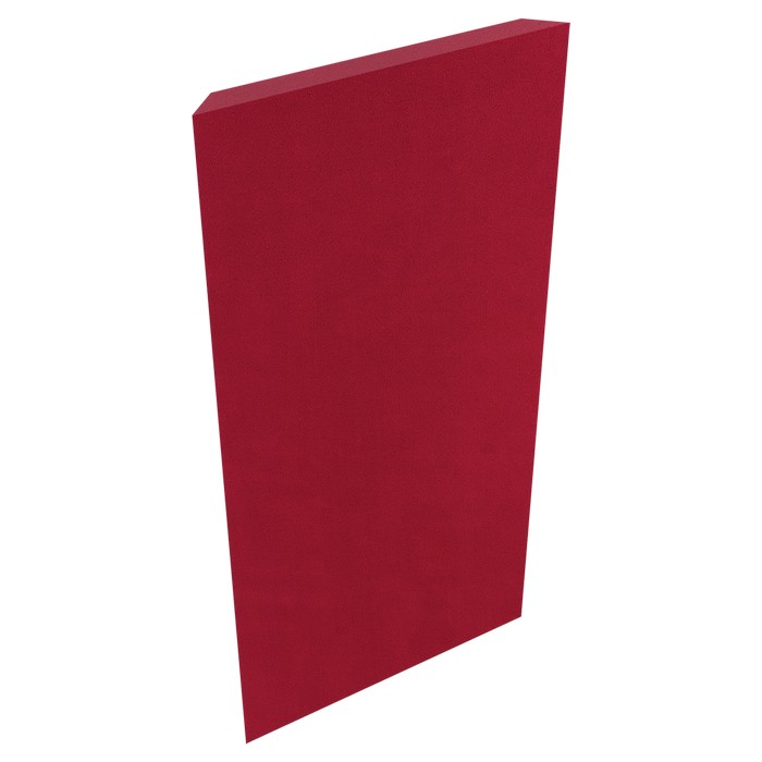 ProPanel Basstrap 61x122x5cm, Mitred Edge, Suede Red