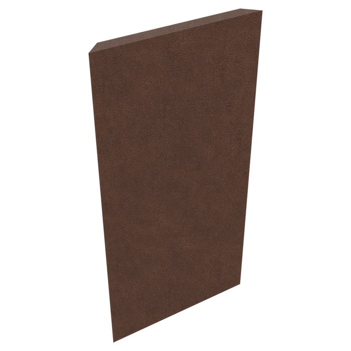ProPanel Basstrap 61x122x5cm, Mitred Edge, Suede Brown