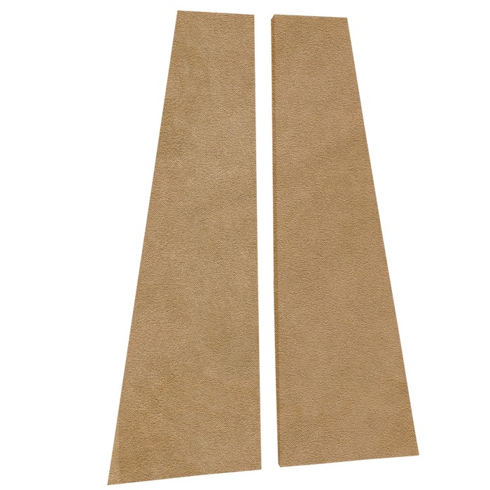 SonoSuede Trapezoid Panel (Right angle), 40x121x2,5cm, Suede Tan