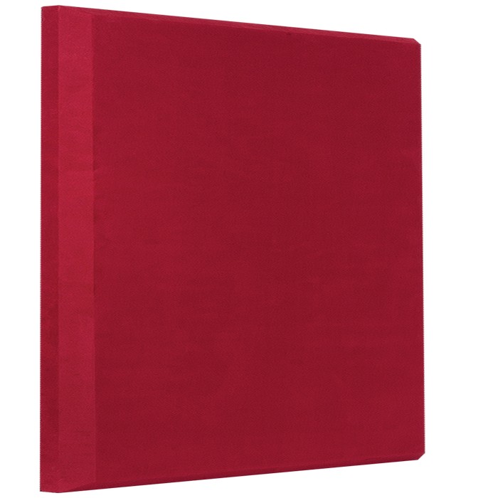 ProPanel 61x61x5cm, Beveled Edge, Suede Red