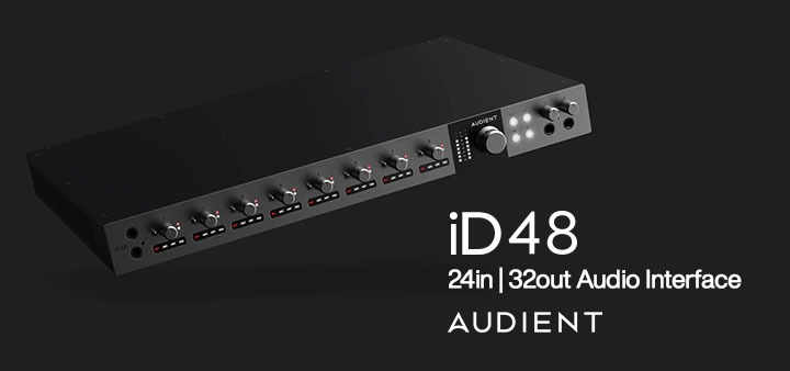 <div>Audient<br><strong>ID48<br></strong>24in | 32out Audio Interface</div>