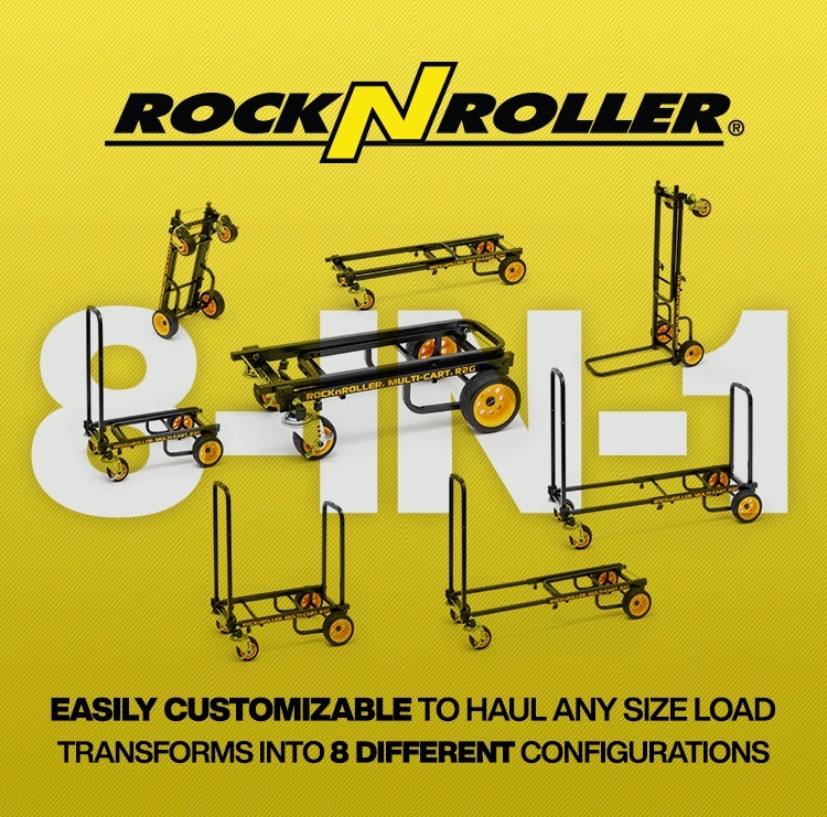 <div><strong>RockNRoller<br></strong>The worlds most innovative, transformable utility carts</div>