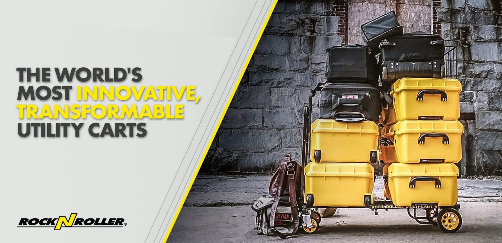 <div><strong>RockNRoller<br></strong>The worlds most innovative, transformable utility carts</div>