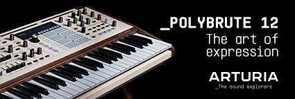 <div>Arturia<br><strong>Polybrute 12</strong><br>The art of expression</div>