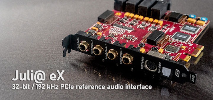<div>ESI <br><strong>Juli@eX</strong><br>The new industry standard of PCI Audio interfaces</div>