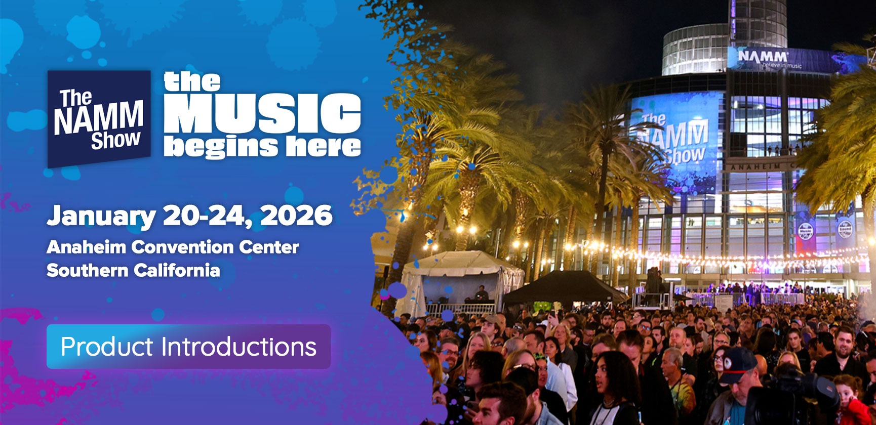 <div><strong>NAMM 2026</strong><br>Product Introductions</div>