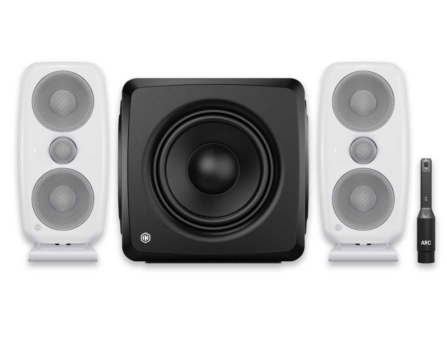 IK Multimedia iLoud MTM MKII White 2.1 Bundle