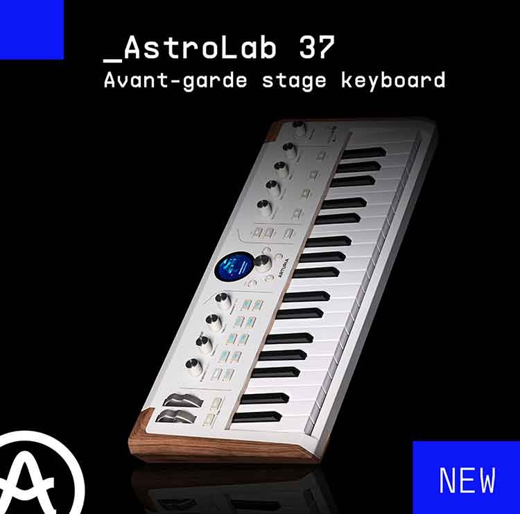 <div>Arturia<br><strong>AstroLab 37</strong><br>37-keys advanced stage Keyboard &amp; Synthesizer</div>