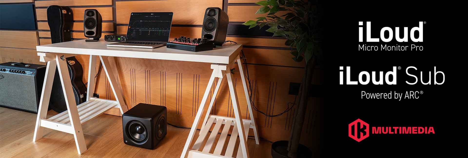 <div>IK Multimedia<br><strong>iLoud Micro Monitor Pro &amp; iLoud Sub</strong></div>