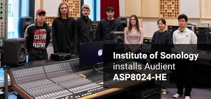 <div>Institute of Sonology installs <br><strong>Audient ASP8024-HE</strong></div>
