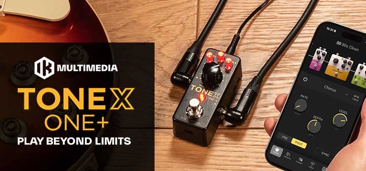 <div>IK Multimedia<br><strong>ToneX One+<br></strong>Play beyond limits</div>